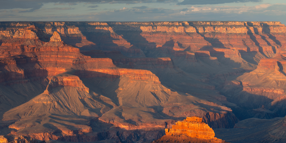 grand canyon aerial view