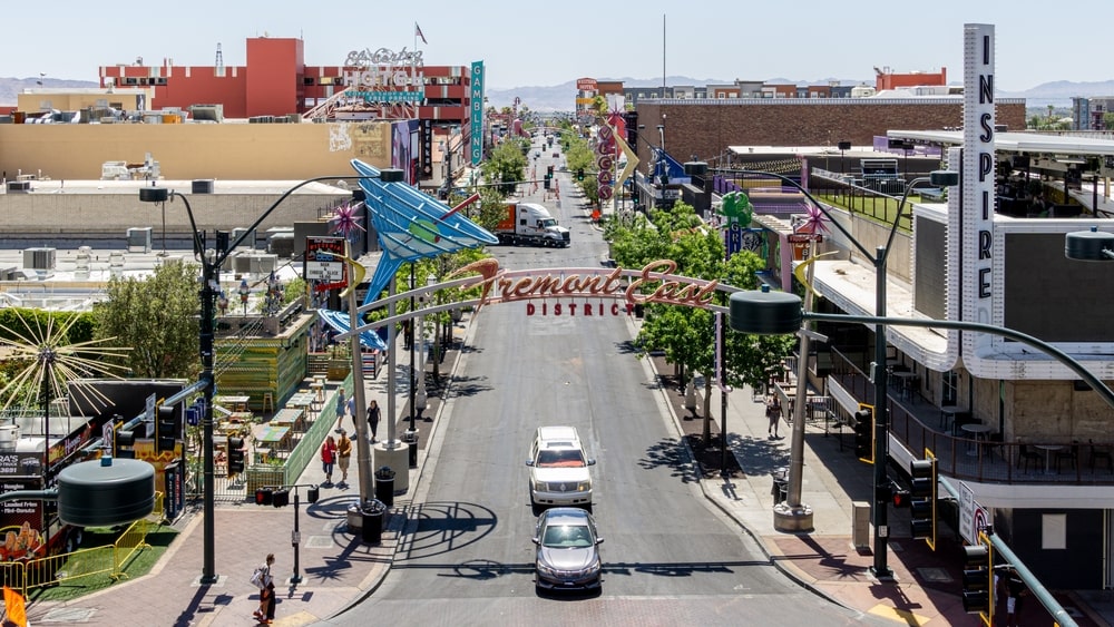 downtown las vegas fremont entrance